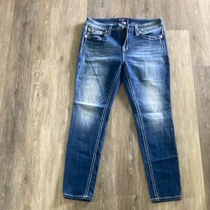 Miss Me Skinny Embroidered Jeans